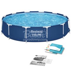 Basen ogrodowy stelażowy 366 x 76 cm Bestway 56706