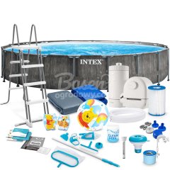 Basen ogrodowy stelażowy 549 x 122 INTEX 21w1