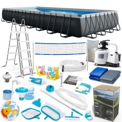 Basen ogrodowy stelażowy 975 x 488 x 132 cm 21w1 INTEX 26378