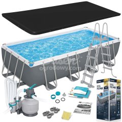 Basen stelażowy ogrodowy 549 x 274 x 122 cm 12w1 Bestway 56466N