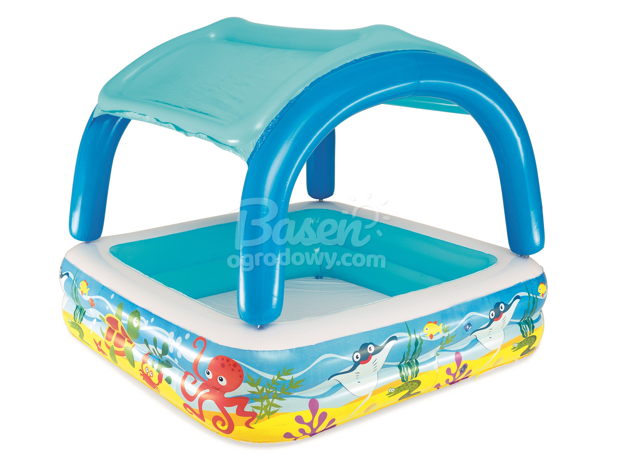 Basenik dla dzieci z daszkiem 140 x 140 x 114 cm Bestway 52192