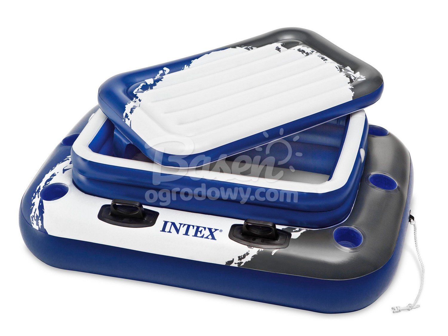 Duża lodówka pływająca do basenu 122 x 97 cm INTEX 58821