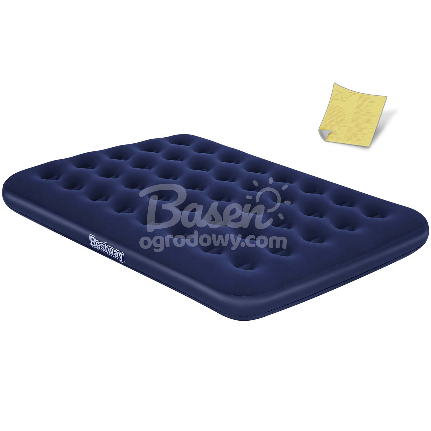 Materac dmuchany 191x137x22 cm dwuosobowy Bestway 67002