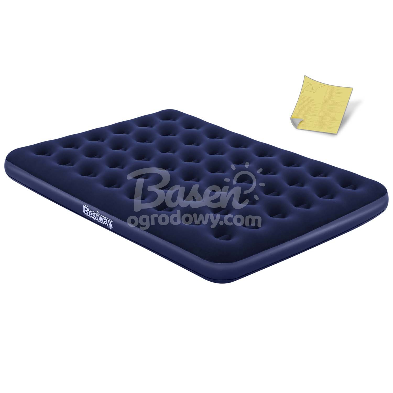 Materac dmuchany 203x152x22 cm dwuosobowy Bestway 67003
