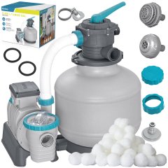 Pompa piaskowa do basenów 11355 L/h Bestway 58486 + kulki filtracyjne