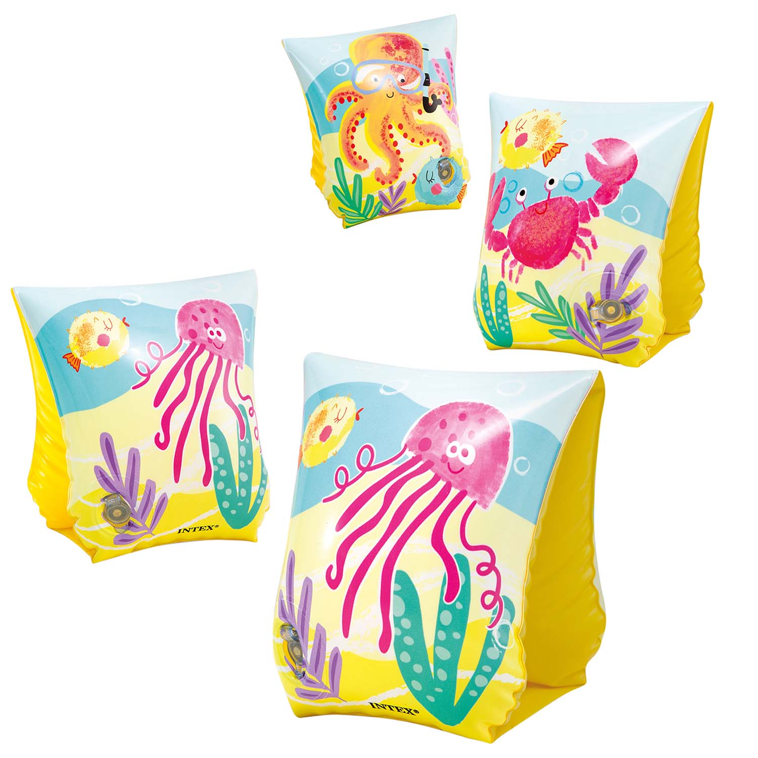 Rękawki do pływania ośmiorniczka 23 x 15 cm INTEX 58652