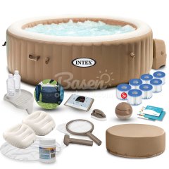 SPA dmuchane z hydromasażem 4 osobowe zestaw INTEX 28476